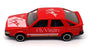 Corgi 10cm Long Diecast C106/3 - Saab 9000T Virgin - Red