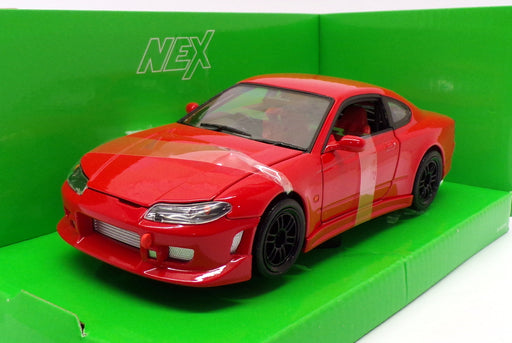 Welly 1/24 Scale Model Car 22485NS-W - Nissan Silvia (S15) - Red