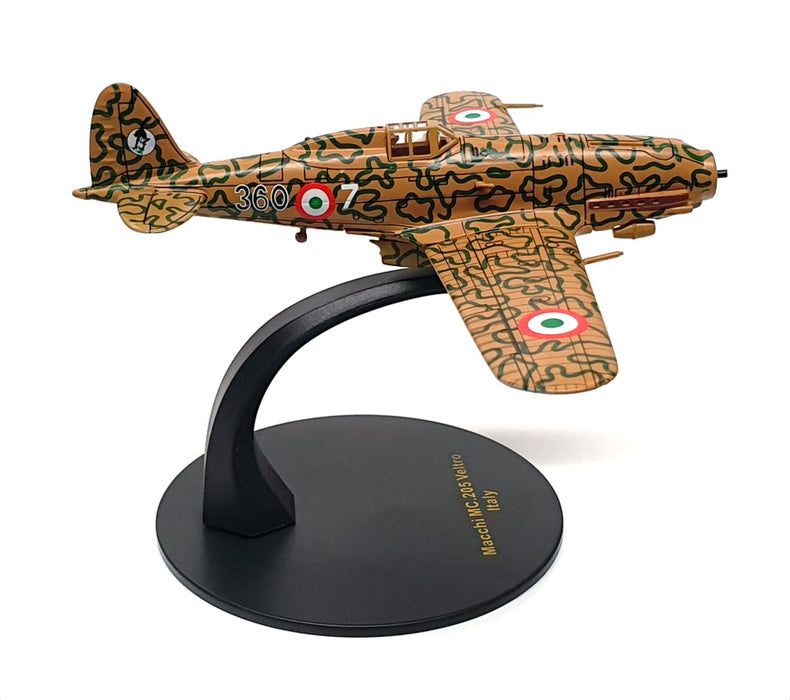 Ixo Junior 1/72 Scale PIXJ000025 - Macchi MC.205 Aircraft Italy - Brown/Green