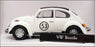 Cararama 1/43 Scale 251PND - Volkswagen Beetle Herbie #53 - White