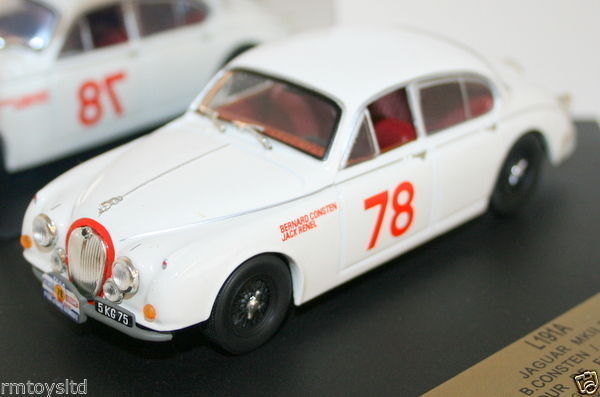 VITESSE 1/43 SCALE - L191A JAGUAR MKII MK2 3.8 TOUR DE FRANCE 1960 CONSTEN RENEL