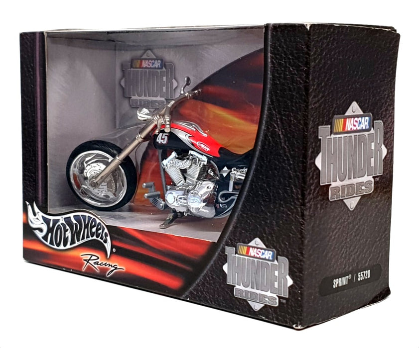Hot Wheels 1/18 Scale 55720 Nascar Thunder Rides Motorbike #45 Sprint Red/Black