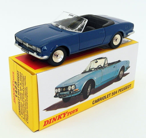 Atlas Editions Dinky Toys Model Car 1423 - Peugeot 504 Cabriolet - Blue