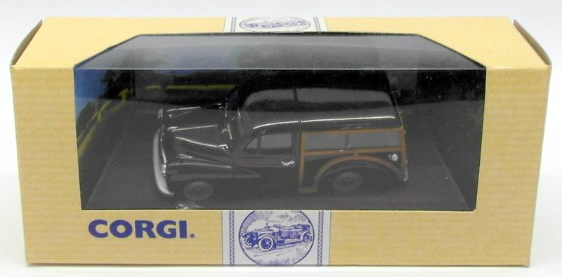 Corgi 1/43 Scale Model Car 96871 - Morris Minor Traveller - Black