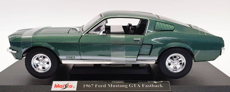 Maisto 1/18 Scale Diecast - 46629 - 1967 Ford Mustang GTA Fastback - Green