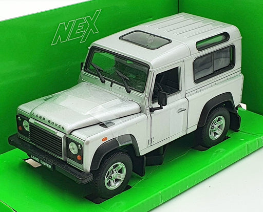 WELLY 1/24 SCALE - 22498W - LAND ROVER DEFENDER - SILVER