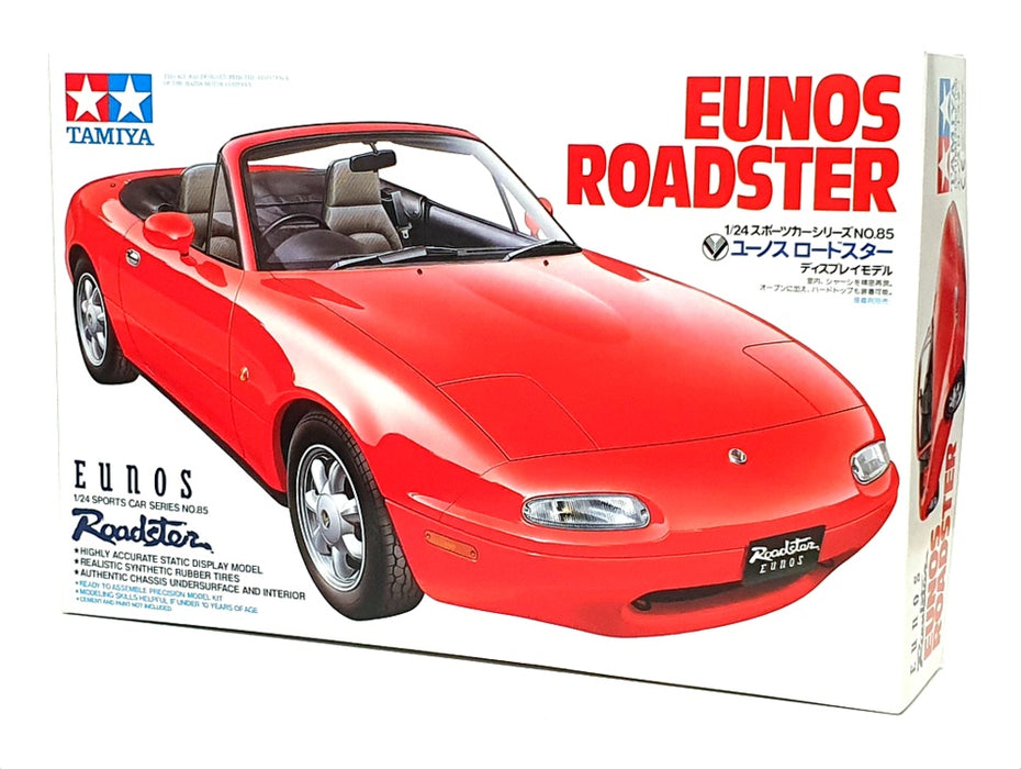 Tamiya 1/24 Scale Model Kit 24085 - Mazda Eunos Roadster