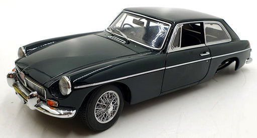 Autoart 1/18 Scale 76602 - 1969 MGB GT Coupe MkII  Green With Display Case