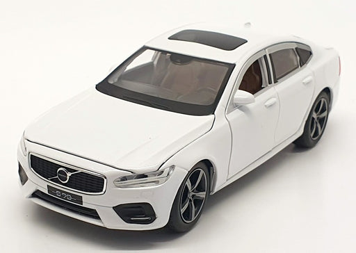 Tayumo 1/32 Scale Model Car 32100111 - Volvo S90 - White Pearl