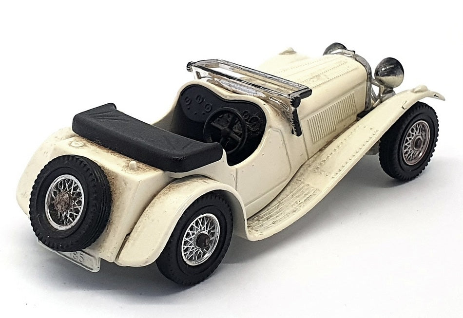 Matchbox Models Of Yesteryear 9.5cm Long Diecast Y-1 - 1936 Jaguar SS-100 White