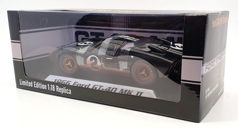 ACME 1/18 Scale Model Car SC411R - 1966 Ford GT-40 MkII #2 Race Version - Black