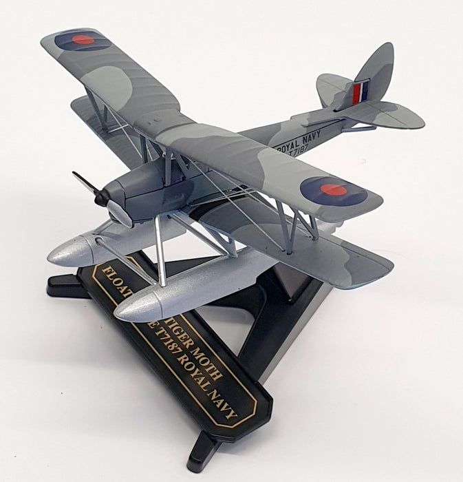 Oxford Diecast 1/72 Scale 72TM009 - D.H.82 Tiger Moth Floatplane T7187 RN