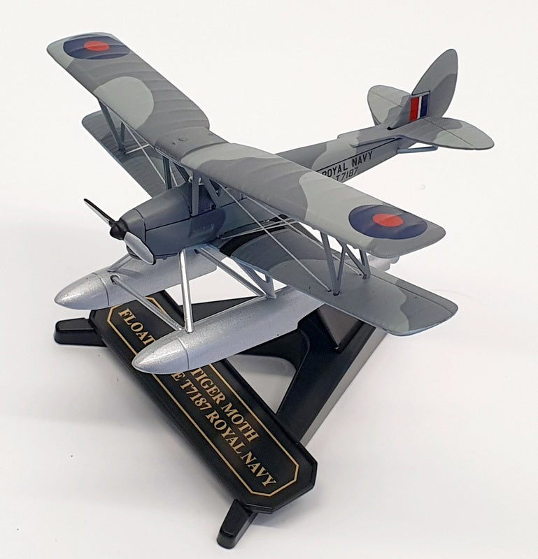 Oxford Diecast 1/72 Scale 72TM009 - D.H.82 Tiger Moth Floatplane T7187 RN