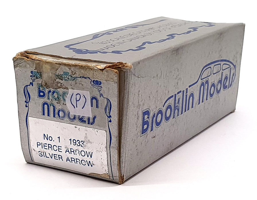 Brooklin 1/43 Scale BRK1 (P) - 1933 Pierce Arrow - Metallic Silver Blue