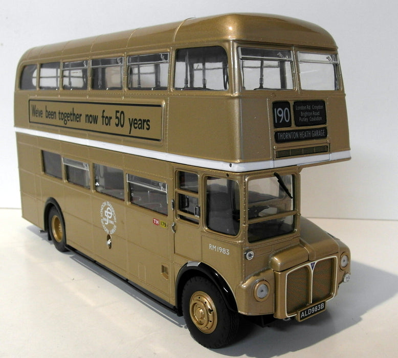 Sunstar 1/24 Scale Diecast - 2911 Routemaster RM1983 ALD 983B 50Th London Gold
