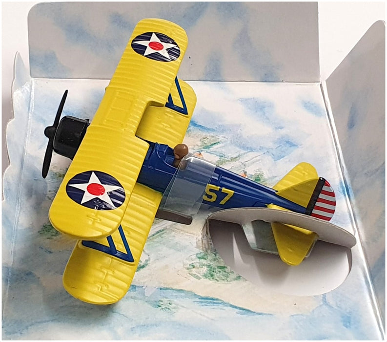 Lledo Appx 10cm Wingspan DG122000 - Stearman Kaydet USAAF Trainer - Yellow