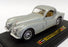 Burago 1/24 Scale Model Car 1508 - 1948 Jaguar XK120 Coupe - Silver