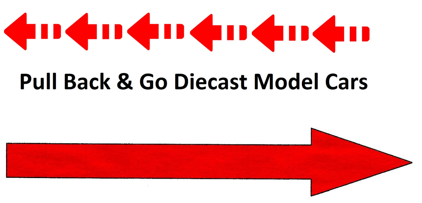 Pagani Huayra - Red - Kinsmart Pull Back & Go Diecast Metal Model Car