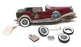 Franklin Mint 1/24 Scale 18323N - 1930 Duesenberg Derham - Maroon