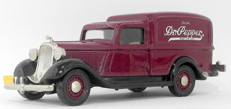 Brooklin 1/43 Scale BRK16 023  - 1935 Dodge Van Dr. Pepper Maroon