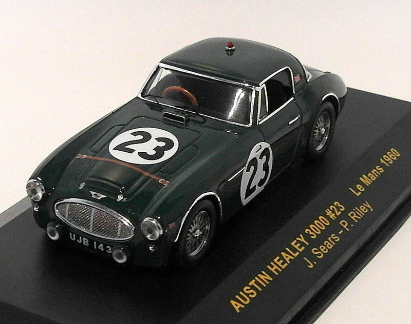 IXO 1/43 Scale LMC097 - Austin Healey 3000  #23 Le Mans 1960 - Green