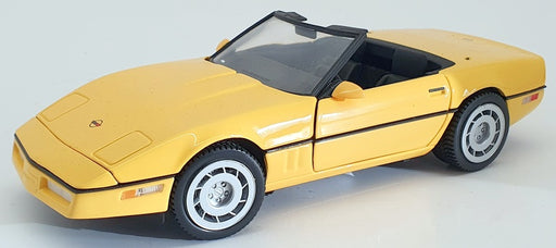 Franklin Mint 1/24 Scale Model Car FM619 - 1986 Corvette - Yellow