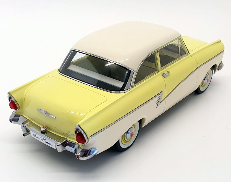 KK 1/18 Scale KKDC180273 - 1957 Ford England Taunus 17M P2 - Yellow/White