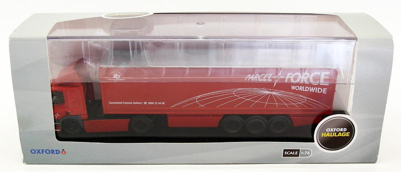 Oxford Diecast 1/76 Scale 76DAF002 - DAF 85 2 Axle 40ft Box Trailer Parcelforce