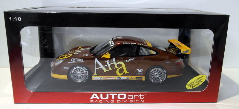 Autoart 1/18 Scale Diecast  80489 Porsche 911 GT3R Carrera Cup 2004 A-HA Marsh