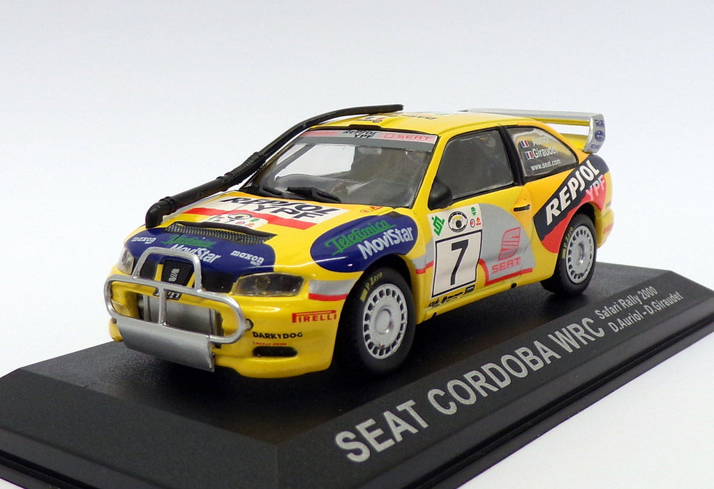 Altaya 1/43 Scale AL121219 - Seat Cordoba WRC - #7 Safari Rally 2000