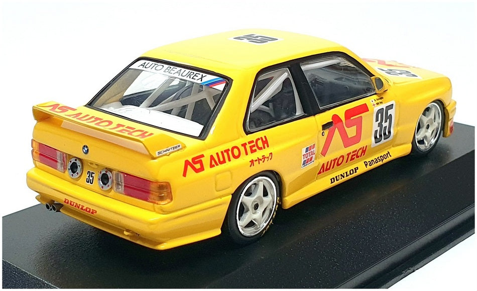Minichamps 1/43 Scale 433 882035 - BMW MS Auto Tech #35 JTCC 1988 - Yellow