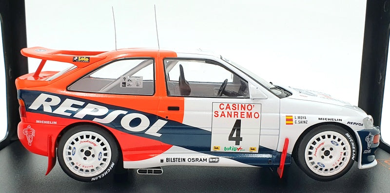 IXO 1/18 Scale 18RMC076A - Ford Escort Cosworth RS 1996 #4 San remo C.Sainz