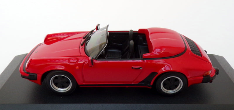 Maxichamps 1/43 Scale 940 066130 - 1988 Porsche 911 Speedster - Red