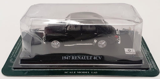 Altaya 1/43 Scale Model Car IR08 - 1947 Renault 4CV - Black