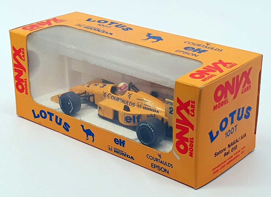 Onyx 1/43 Scale Model Car 010 - F1 Lotus 100T - #2 Satoru Nakajima