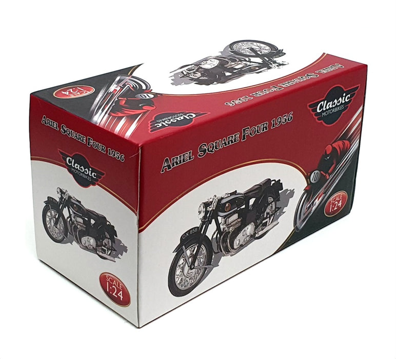 Atlas Editions 1/24 Scale Motorbike 4 658 114 - 1956 Ariel Square Four - Black