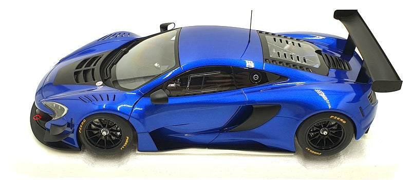 Autoart 1/18 Scale Diecast 81641 - McLaren 650S GT3 - Blue/Black Accents