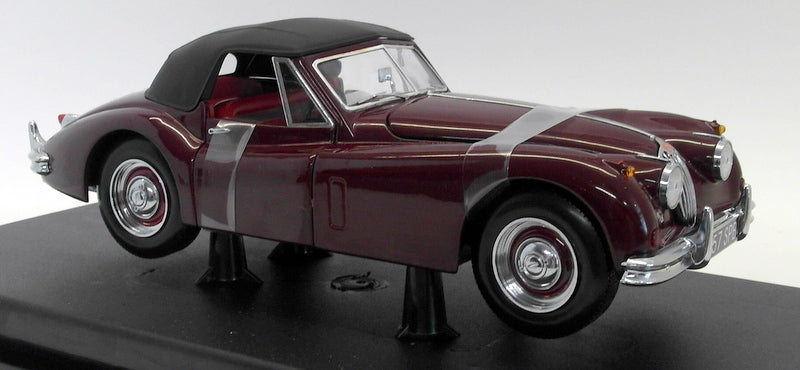 Sunstar 1/18 Scale Diecast - 3202 Jaguar XK140 Drophead Coupe Maroon
