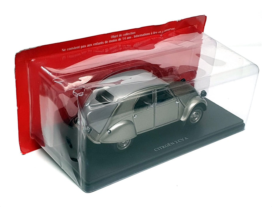 Hachette 1/24 Scale Diecast G111V012 - Citroen 2 CV A - Silver