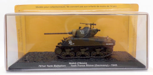 Altaya 1/72 Scale A30420F - M4A3 (76mm) Sherman Tank 761st Batt. Germany 1945