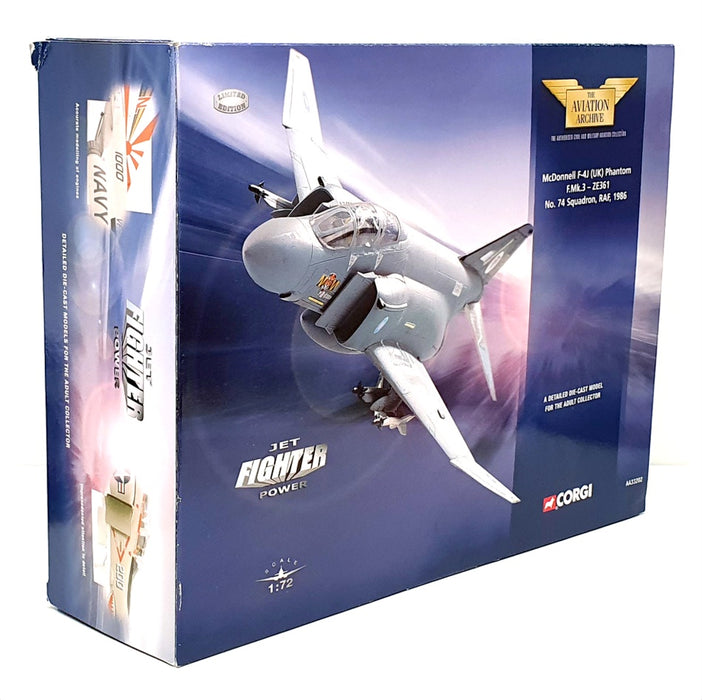 Corgi 1/72 Scale AA33202 - McDonnell F-4J Phantom F. MK3 ZE361 74 Sq. 1986