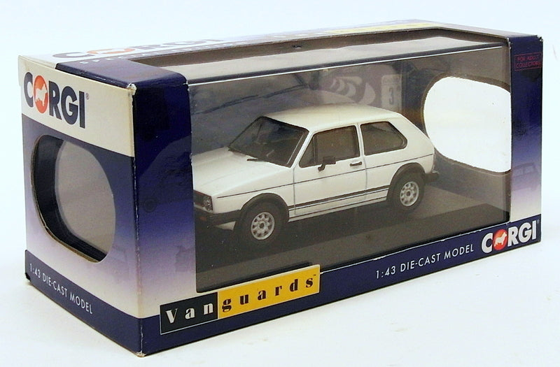Vanguards 1/43 Scale Model Car VA12007 - Volkswagen Golf GTI Mk1 - White