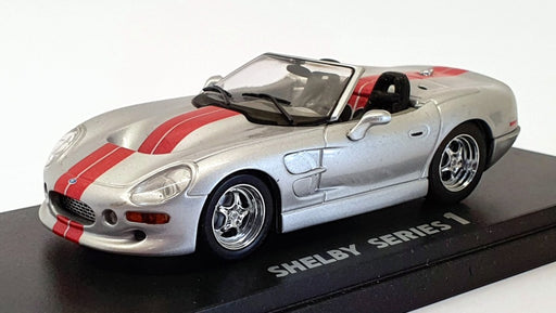 Kyosho 1/43 Scale Model Car 03131SR - Shelby Series 1 - Silver/Red