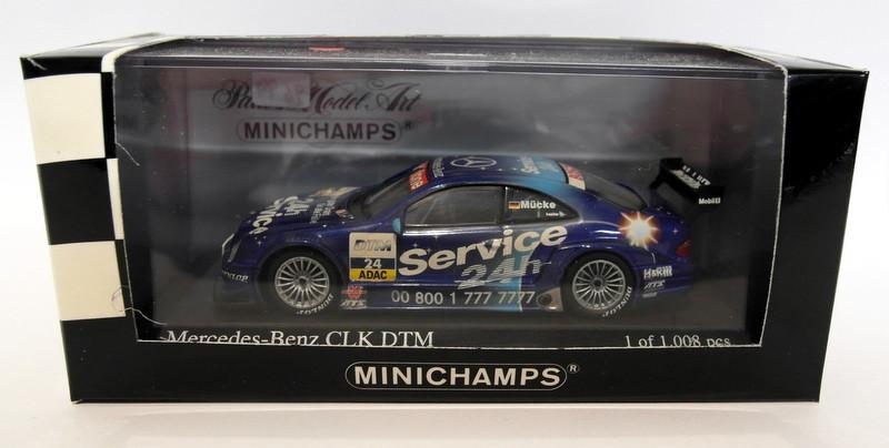 Minichamps 1/43 Scale diecast - 400 023124 Mercedes CLK DTM 01 S. Muecke