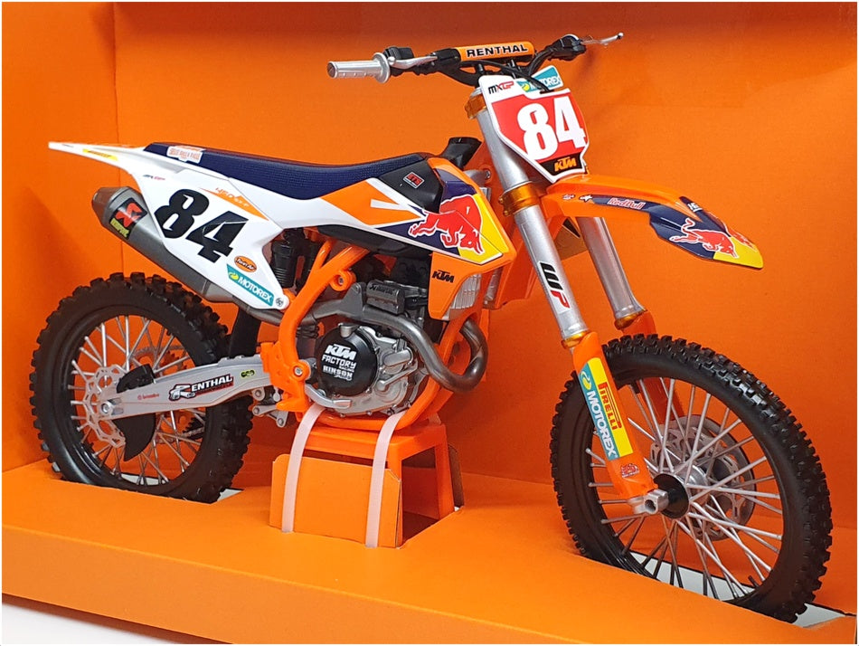 Maisto 1/6 Scale 32228 - KTM 450 SX-F Red Bull #84 Jeffrey Herlings