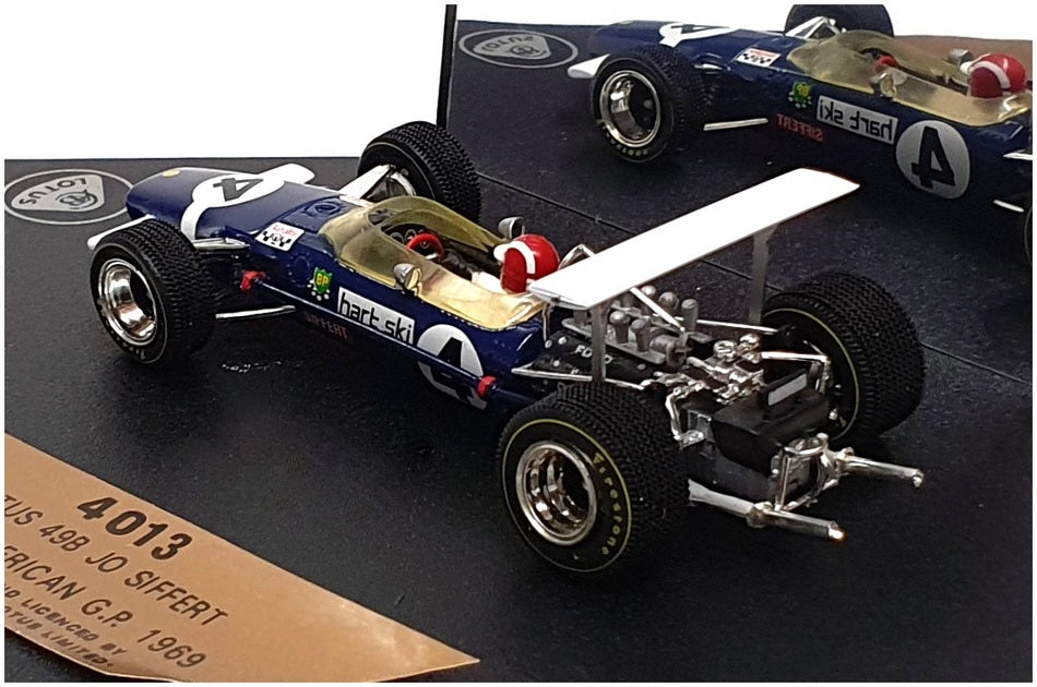 Quartzo 1/43 Scale 4013 - F1 Lotus 49B S. African GP 1969 - #4 Jo Siffert