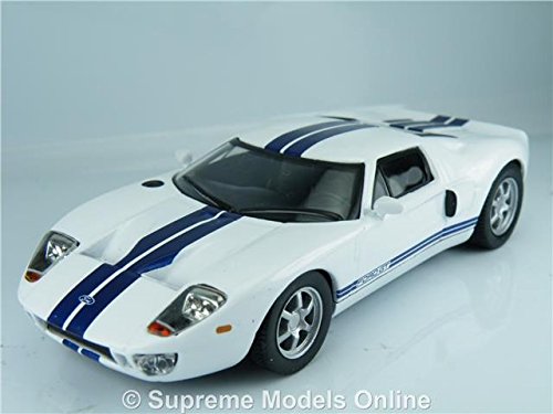 1/43 SCALE DIECAST METAL MODEL - FORD GT40 - WHITE