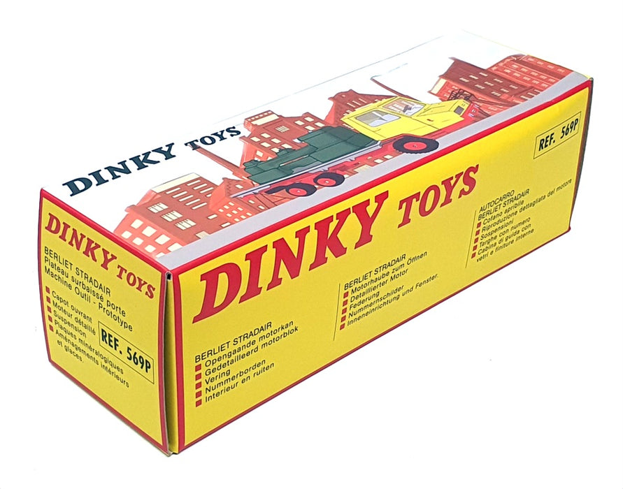 Atlas Dinky Toys Appx 14cm Long 569P - Berliet Machine Outil Truck - Yellow