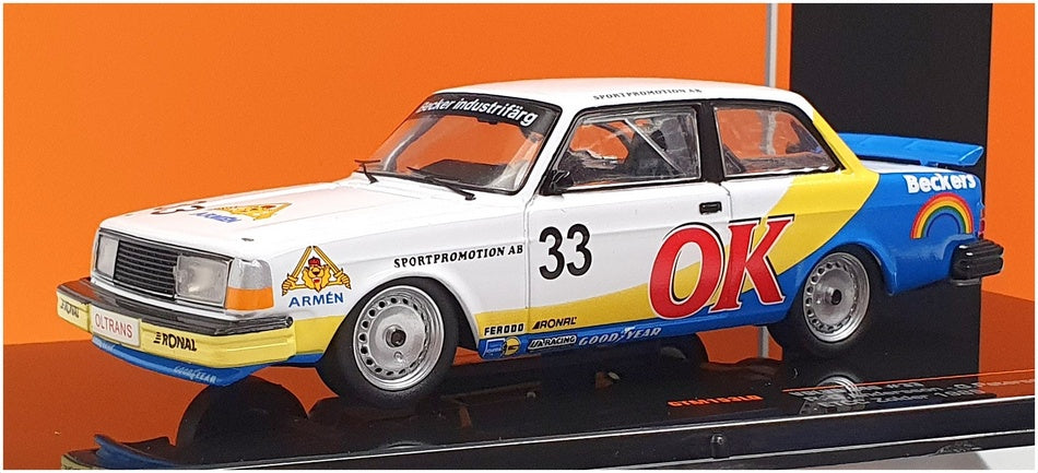 Ixo 1/43 Scale Diecast GTM153LQ - Volvo 240 #33 ETCC Zolder 1985