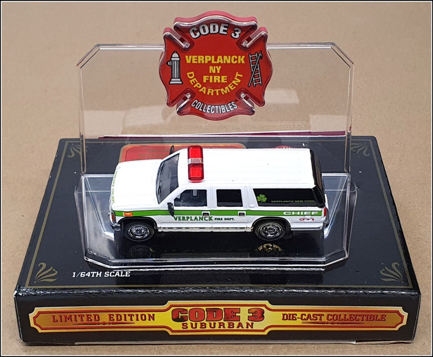 Code 3 1/64 Scale 12409 - Verplanck NY Police Chief GMC Suburban - White